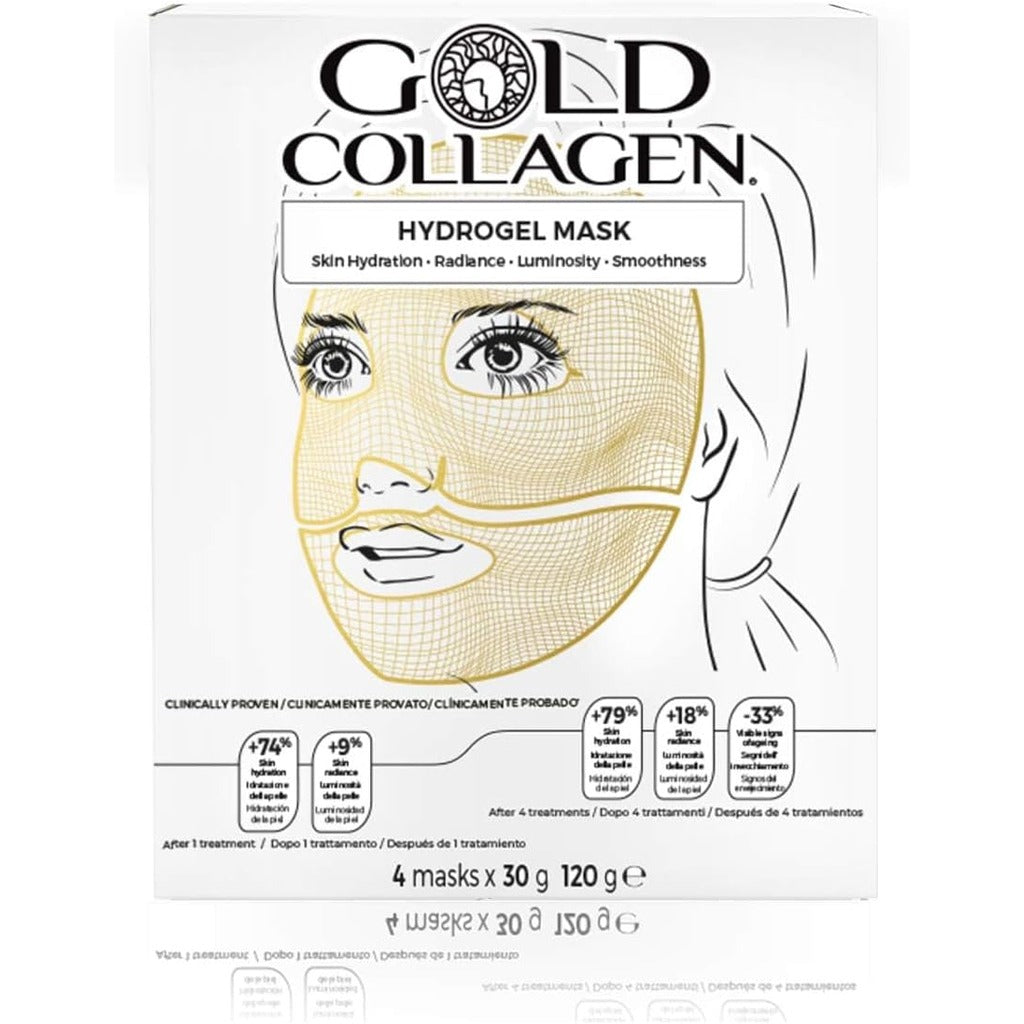 Gold Collagen Hydrogel Mask 4 Masks