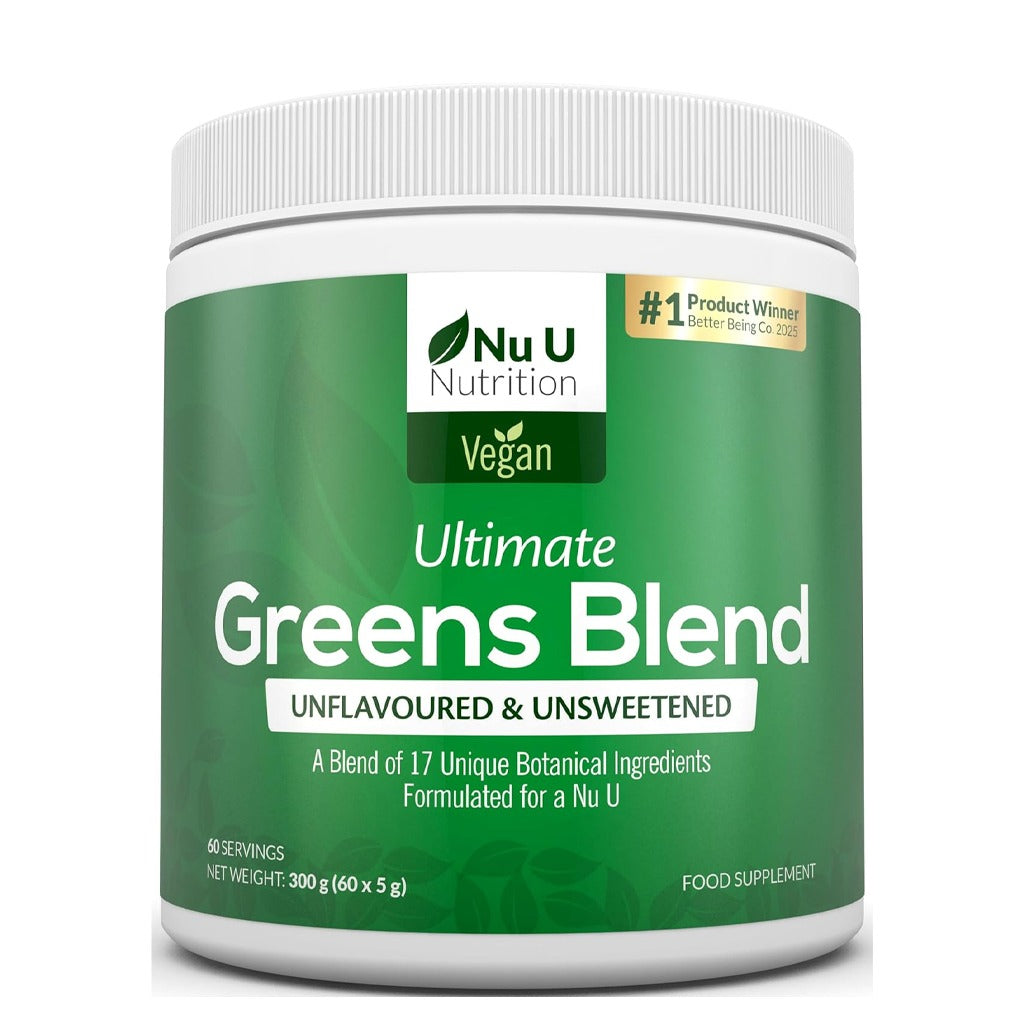 Nu U Vegan Greens Blend Powder 300g