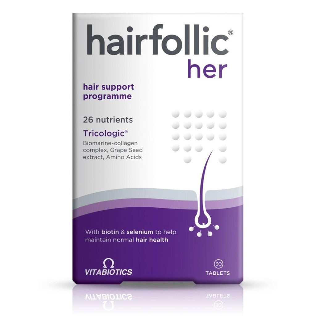 هيرفوليك فيتامينات الشعر للنساء 30 قرص - Hairfollic Her 30 Tablets