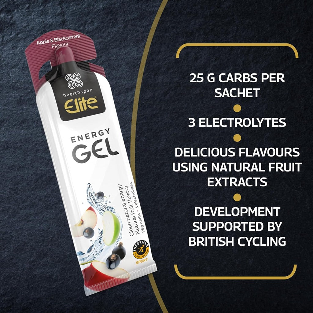 Healthspan Elite Energy Gels 24 Gels