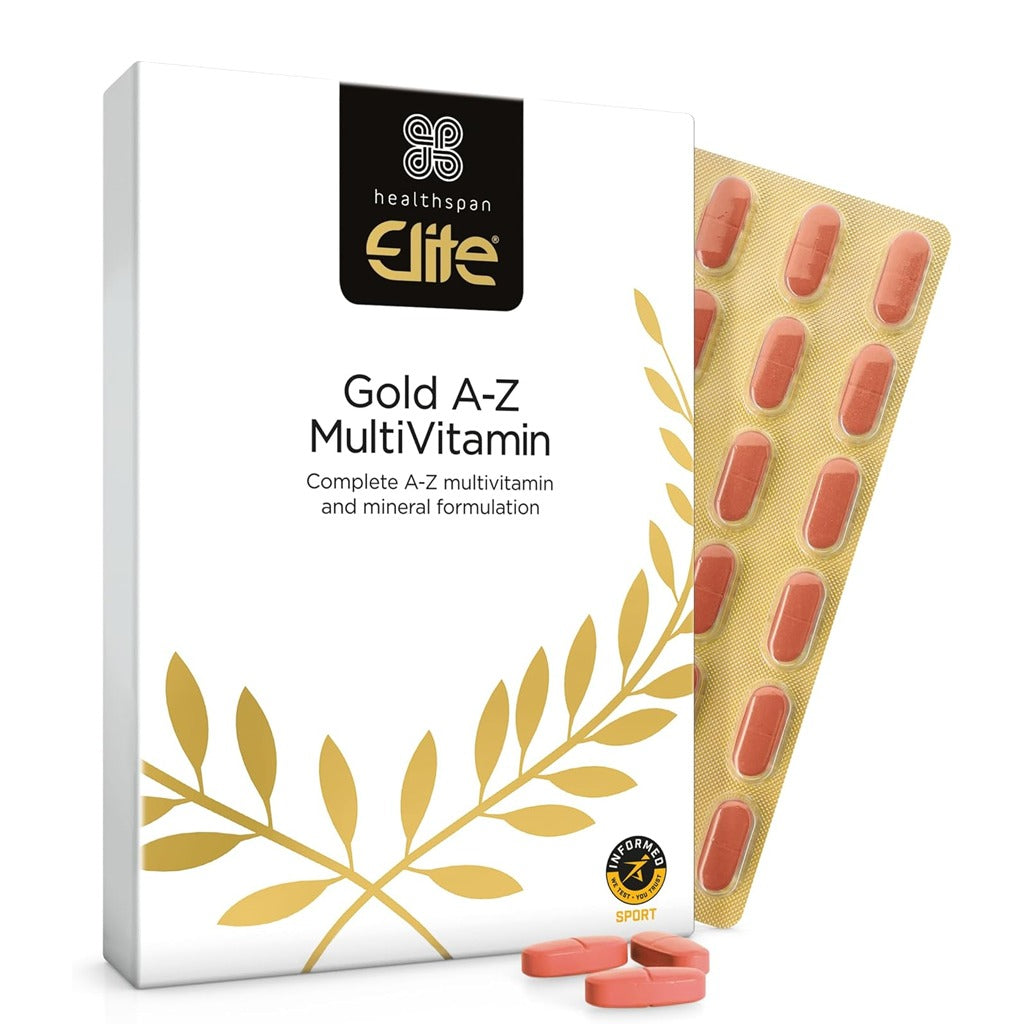 هيلثسبان فيتامينات ومعادن متعددة 120 قرص - Healthspan Elite Gold A-Z Multivitamin and Mineral 120 Tablets