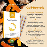 هيلثسبان كركمين عالي القوة 500 ملج 60 كبسولة - Healthspan Opti-Turmeric High Strength 500 mg Liquid Curcumin 60 Capsules