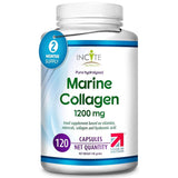 كبسولات الكولاجين البحري 1200 ملج 120 كبسولة - Incite Nutrition Marine Collagen 1200 mg 120 Capsules