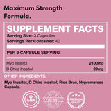 ميو : دي كايرو إينوزيتول  للنساء 120 كبسولة -  Freak Athletics Myo & D Chiro Inositol 120 Capsules