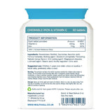 حديد مع فيتامين سي للاطفال 60 قرص مضغ - Health4All Kids Iron & Vitamin C 60 Chewable Tablets