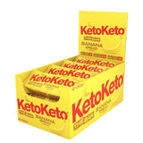 كيتو كيتو سناك بار نباتي بديل الوجبات بطعم الموز 50 جرام 12 قطعة - Keto Keto Banana Bread Snack Bars 50g 12 Bars