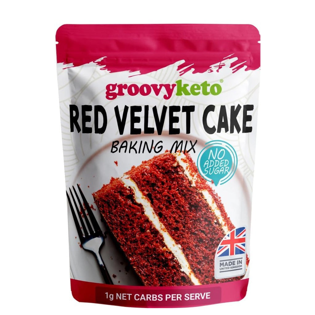 Groovy Keto Red Velvet Cake Low Carb Baking Mix 270 gm