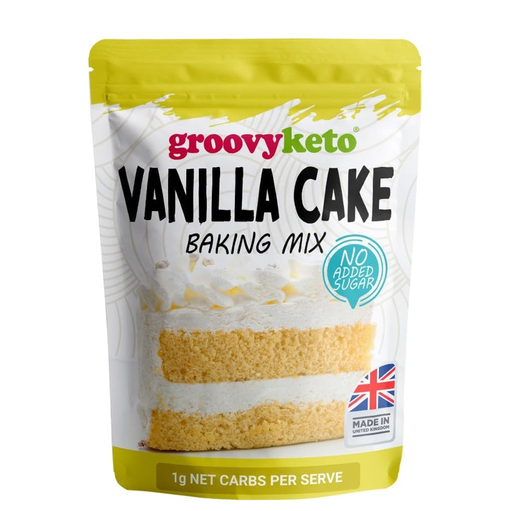 Groovy Keto Vanilla Cake Low Carb Baking Mix 260 gm