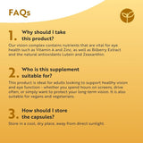 فيتامينات لصحة العين 90 كبسولة - Nutravita Natural Eye Complex 90 Vegan Capsules