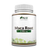 جذور الماكا العضوية 180 كبسولة - Nu U Maca Root 2500mg 180 Capsules