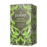 شاي الماتشا الأخضر باودر اكياس 20 كيس - Pukka Organic Supreme Matcha Green Tea Sachets 20 Sachets