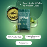 شاي الماتشا العضوي بودرة 100 جرام - Weight World Organic Matcha Green Tea Powder 100 gm