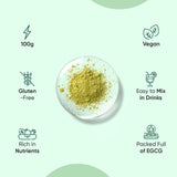 شاي الماتشا العضوي بودرة 100 جرام - Weight World Organic Matcha Green Tea Powder 100 gm