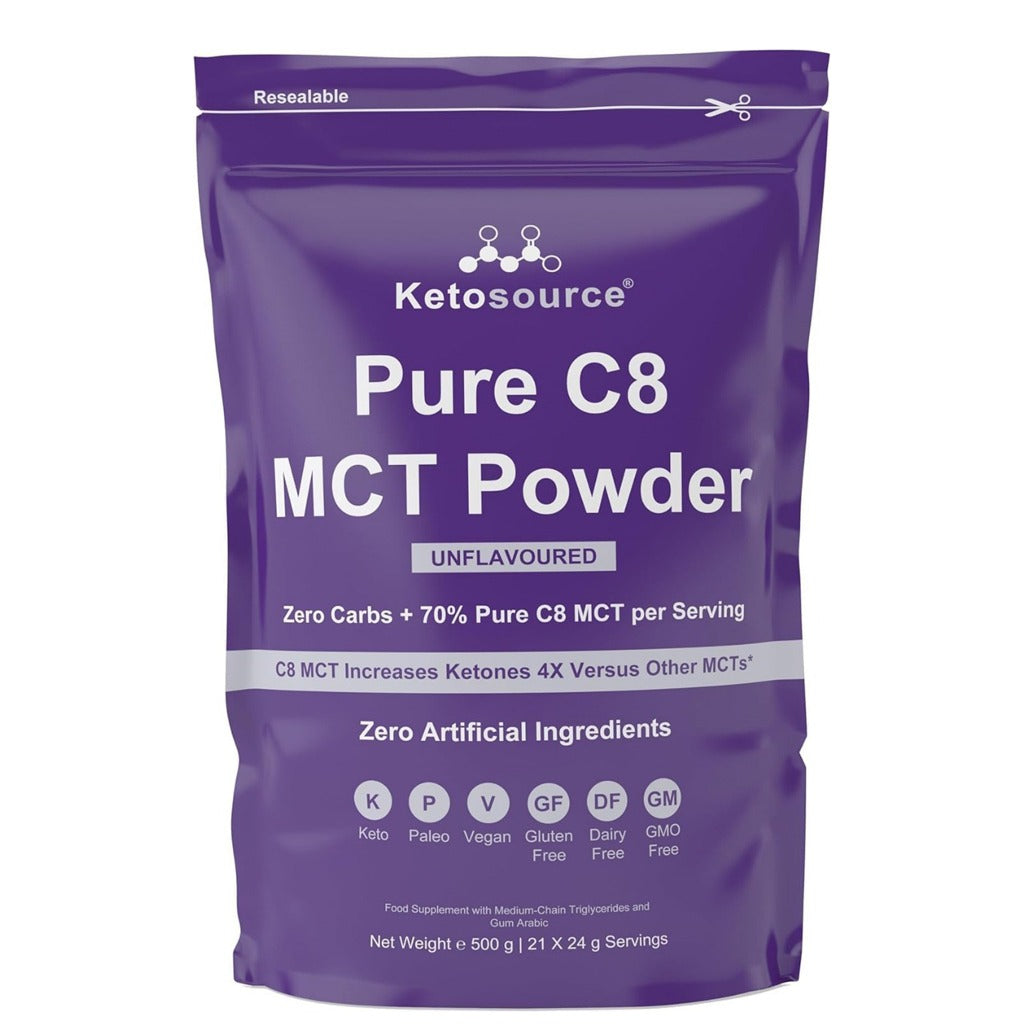Ketosource Pure C8 MCT Powder 500 gm