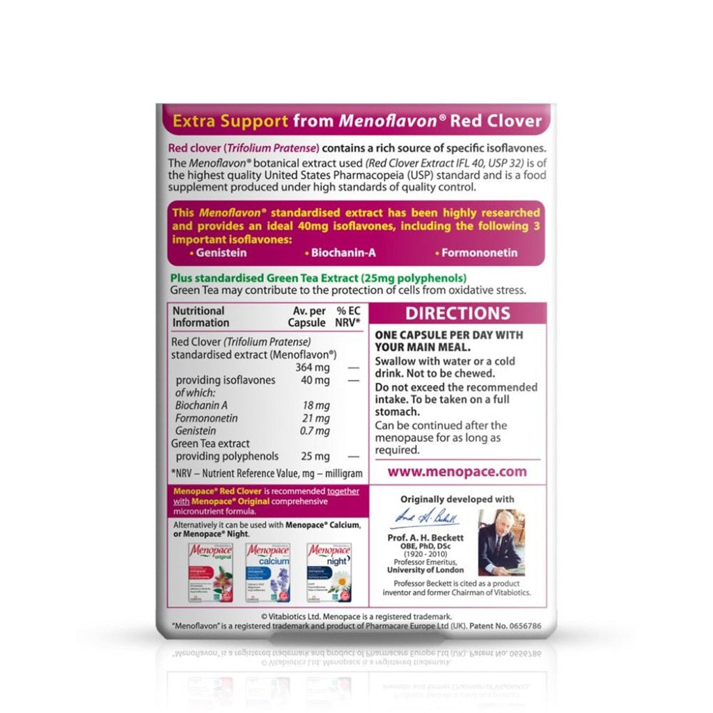 مينوباس ريد كلوفر  (البرسيم الأحمر)  30 كبسولة