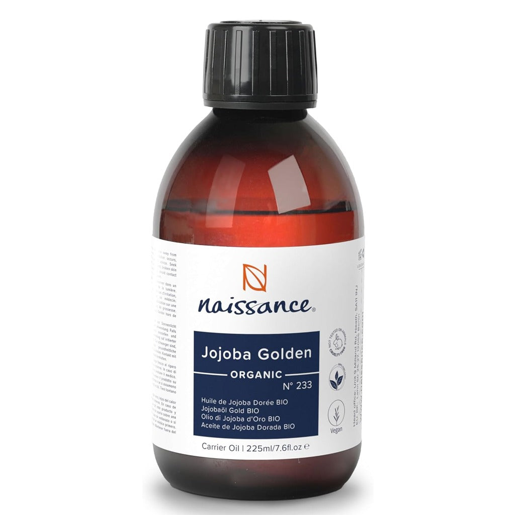 زيت الجوجوبا النقي العضوي 255 مل - Naissance 233 Organic Golden Jojoba Oil 225ml