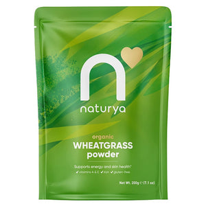 باودر عشبة القمح العضوي 200 جرام - Naturya Organic Wheatgrass Powder 200 gm