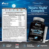بلاتينوم نيورو نايت 90 كبسولة - Nu U Platinum Series Neuro Night Complex 90 Capsules