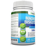 مغنيسيوم بيسجليسنات 1600 ملج 180 كبسولة - NutriONN Magnesium Bisglycinate 1600 mg Capsules 180’s