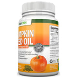 كبسولات زيت بذور اليقطين 1000 ملج 180 كبسولة - NutriONN Pumpkin Seed Oil 1000 mg Softgels 180’s