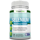 سيلينيوم 200 ميكج 200 كبسولة - NutriONN Selenium 200 mcg Capsules 200’s