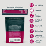 بيوتين 10,000 مكجم 180قرص - Nutrition Geeks Biotin Growth 10,000mcg 180 Tablets