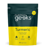 الكركم مع الزنجبيل والفلفل الأسود 120 قرص - Nutrition Geeks Turmeric 2000mg 120 Tablets