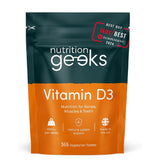 فيتامين د  1000 وحدة دولية 365 قرص - Nutrition Geeks Vitamin D3 1000 IU 365 Tablets