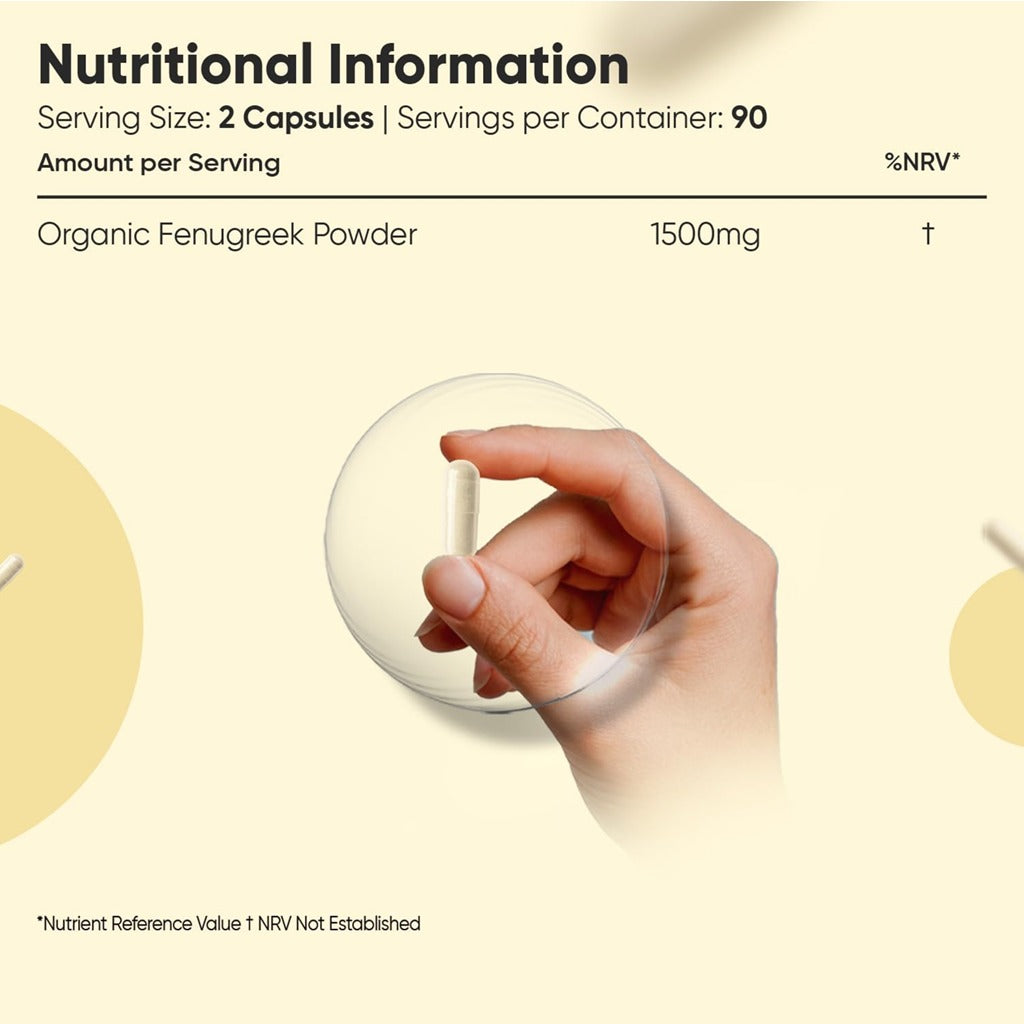 كبسولات الحلبة العضوية 1500 ملج 180 كبسولة - WeightWorld Organic Fenugreek 1500mg 180 Capsules