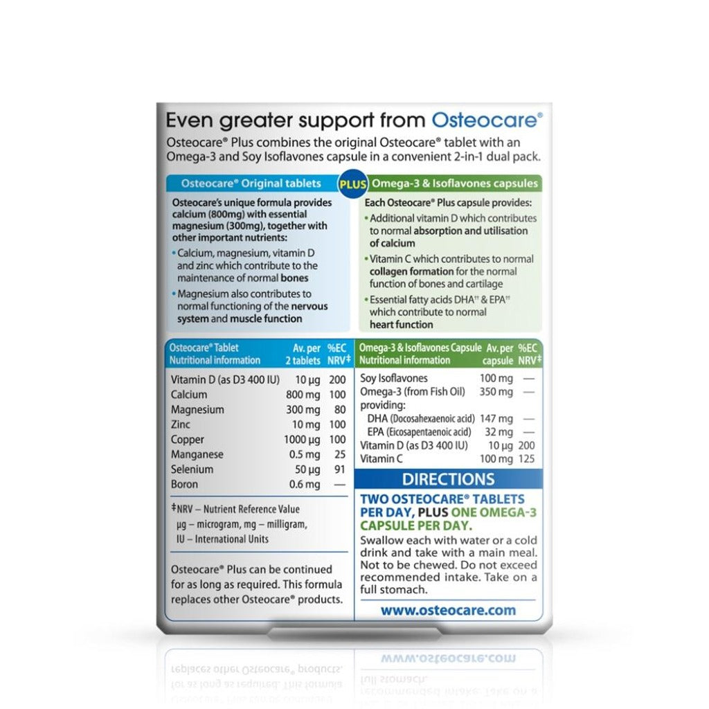 Osteocare Plus Omega 3 & Isoflavones 84 Tablets
