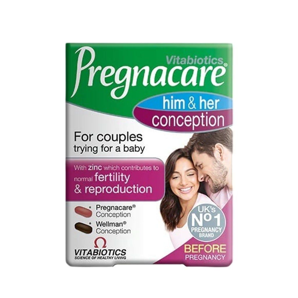 بريجناكير كونسيبشن للنساء و الرجال 60 قرص - Pregnacare Conception Him & Her 60 Tablets