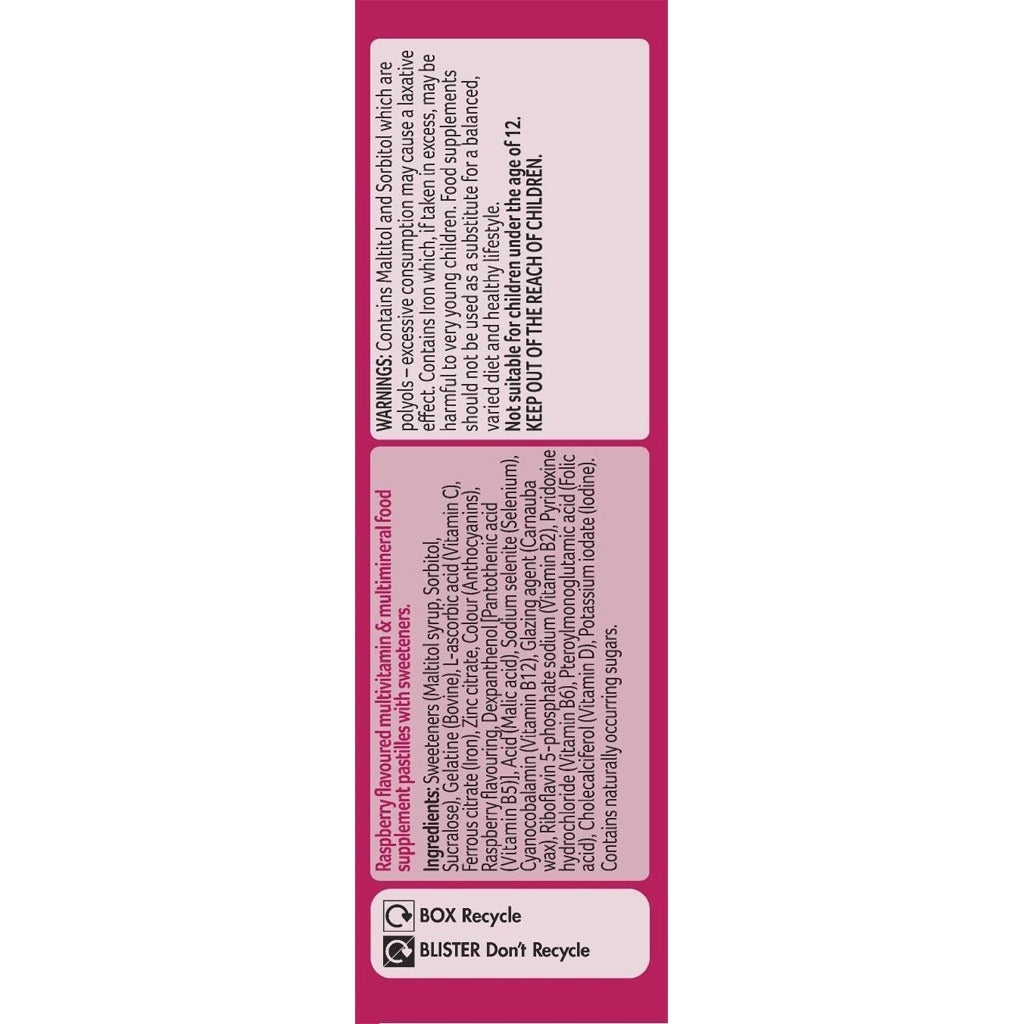 Bassetts Vitamins Pregnancy Omega-3 DHA, Multivitamins &amp; Multiminerals Pastilles 30's 