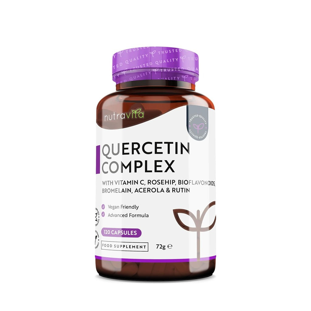 كيرسيتين كومبليكس 500 مجم 120 كبسولة - Nutravita Quercetin Complex 120 Capsules