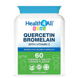 كيرسيتين مع البروميلين وفيتامين سي للاطفال 60 قرص مضغ - Health4All Kids Quercetin with Bromelain and Vitamin C 60 Chewable Tablets