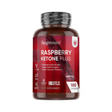 كبسولات راسبري كيتون بلس 4280 مجم 180 كبسولة - WeightWorld Raspberry Ketone Plus 4280mg 180 Capsules