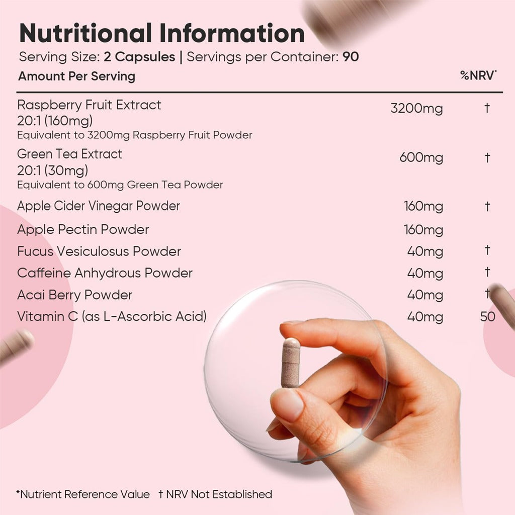 كبسولات راسبري كيتون بلس 4280 مجم 180 كبسولة - WeightWorld Raspberry Ketone Plus 4280mg 180 Capsules