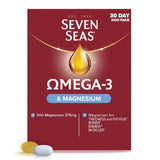 سفن سيز اوميجا 3 و 375 مجم مغنيسيوم عبوة 30 يوم- Seven Seas Omega 3 & Magnesium 30 Days Pack