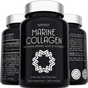 كبسولات الكولاجين البحري 2200 ملج 120 كبسولة - SuperSelf Marine Collagen Capsules 2200 mg 120’s