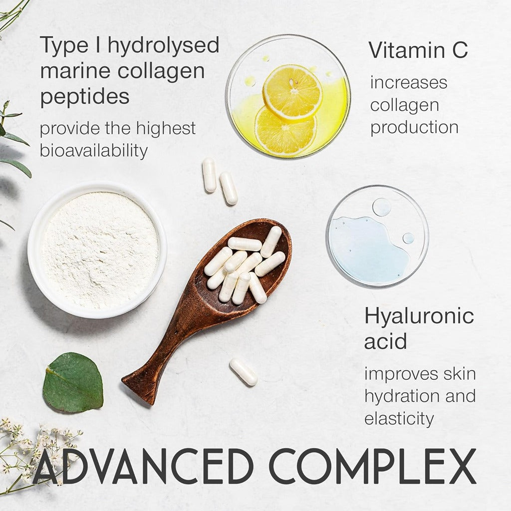 كبسولات الكولاجين البحري 2200 ملج 120 كبسولة - SuperSelf Marine Collagen 2400mg 120 Capsules