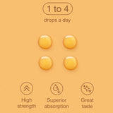 فيتامين د3+ك2 نقاط بالفم للبالغين 30 مل - SuperSelf Vitamin D₃+K₂ Liquid Drops For Adults 30 ml