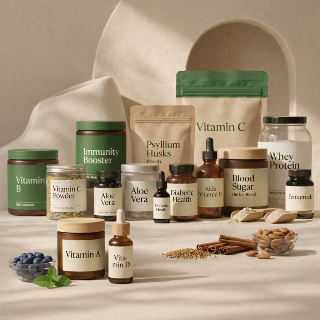 الفيتامينات والمكملات الغذائية