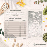 فيتامينات للطالبات 120 قرص - Horbäach Teen Girl Multivitamins & Minerals 120 Tablets