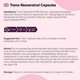 ريسفيراترول مع كويرسيتين 550 مجم 120 كبسولة - WeightWorld Trans Resveratrol with Quercetin 550 mg 120 Capsules