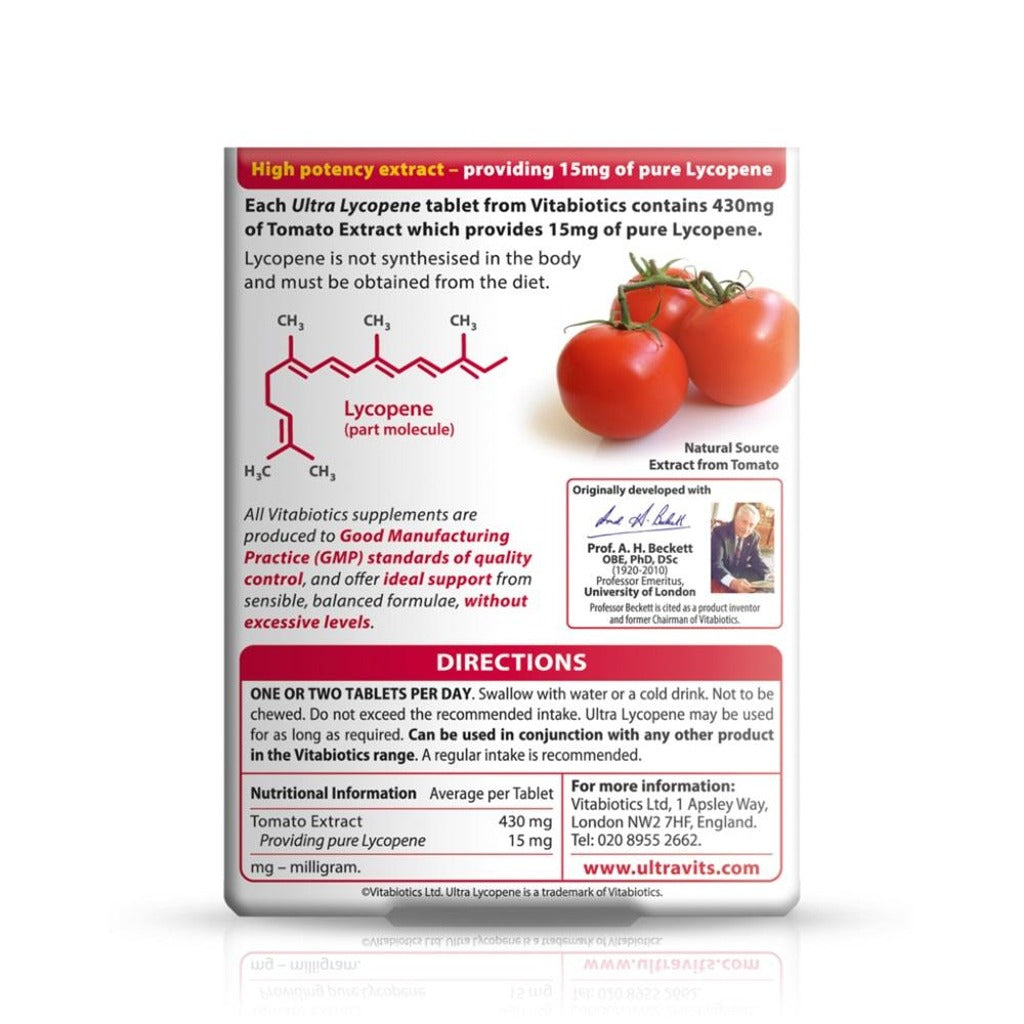 ألترا ليكوبين  15 مجم 30 قرص - Ultra Lycopene 15mg 30 Tablets