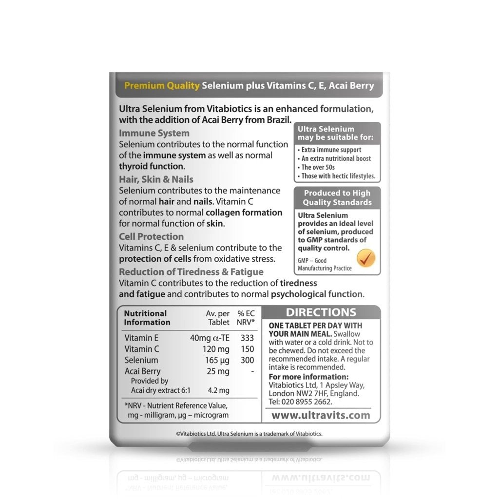 ألترا سيلينيوم  30 قرص - Ultra Selenium 30 Tablets