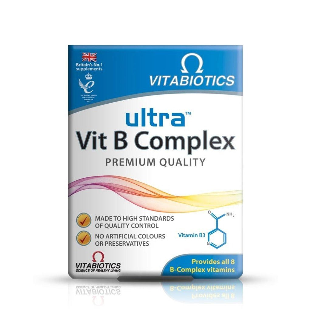 ألترا فيتامين ب مركب 60 قرص - Ultra Vitamin B Complex 60 Tablets