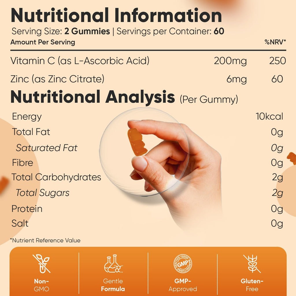 Vitamin C With Zinc 120 Gummies - Weight World Vitamin C &amp; Zinc Gummies 120's