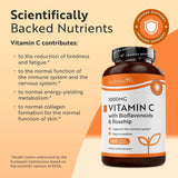 Vitamin C 1000 mg Tablets 180's - Nutravita Vitamin C 1000 mg Tablets 180's