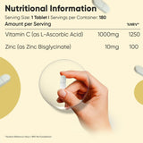 Vitamin C With Zinc 120 Capsules - Weight World Vitamin C &amp; Zinc Capsules 120's