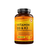 فيتامين د3 + ك2  120 كبسولة - Nutravita Vitamin D3 & K2 120 Capsules
